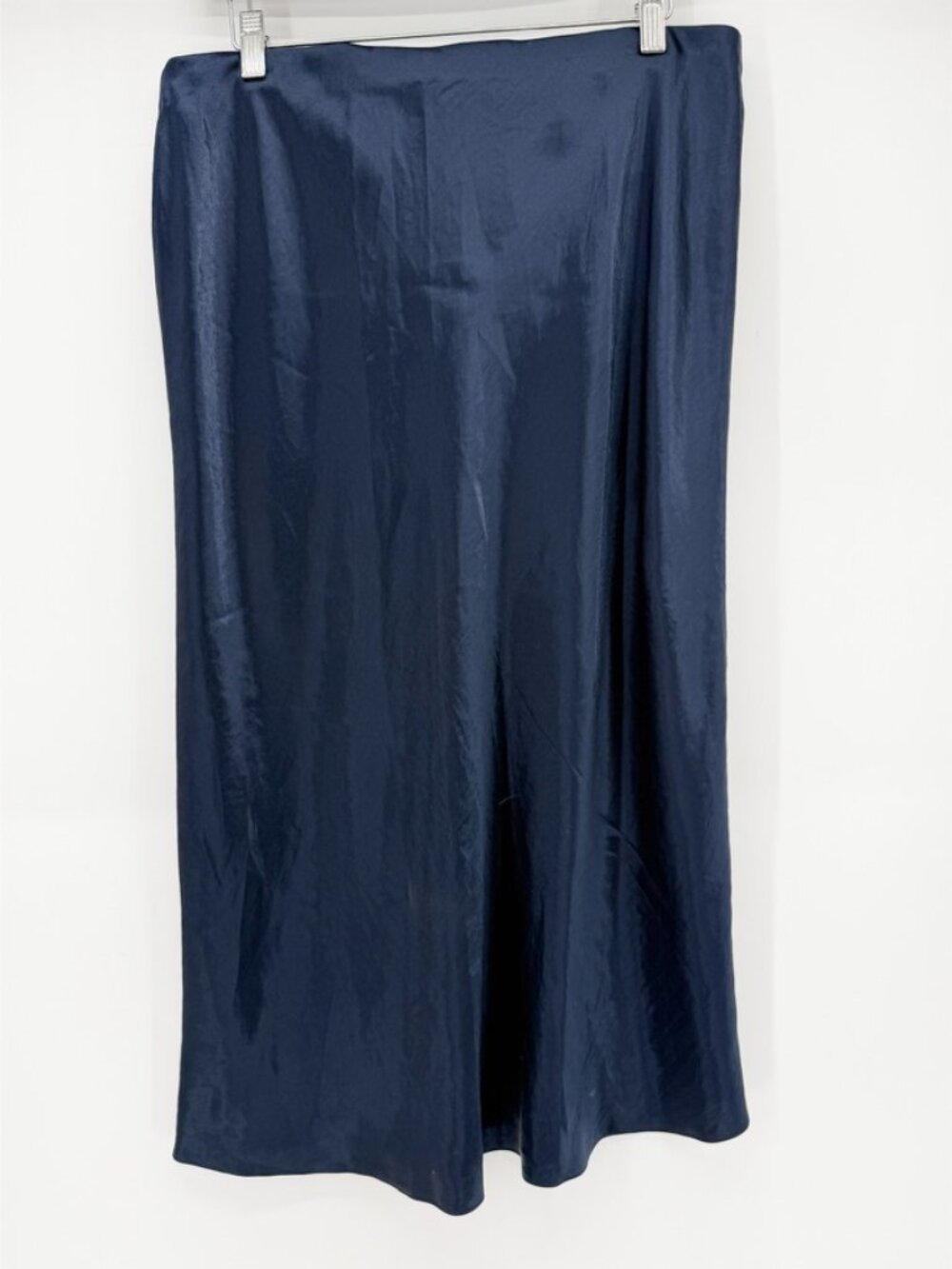 Vince Midi Slip Skirt Coastal Blue L - Picture 3 of 9